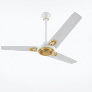 Pak Fan 56/220 Golden Eye Ceiling Fan – 56 Inch High-Speed Cooling Fan with Elegant Gold Finish